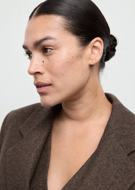 Жіночий коричневий пiджак Mango артикул 17057912 30 1 season Фото ракурс 7 - Жіночий коричневий пiджак Mango артикул 17057912 30 1 season