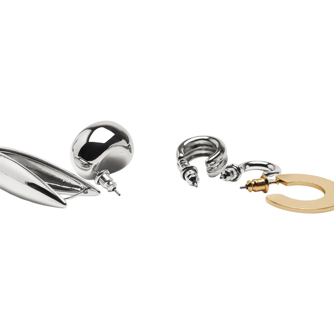 Фото ракурс 3 - Жіночий золото-срібний набір Parfois артикул 239741 _MM FW2025