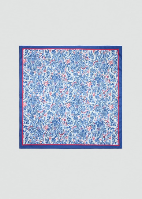 Фото ракурс 3 - Жіночий блакитний шарф Mango артикул 17021134 52 1 season