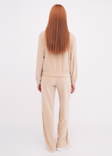 Фото ракурс 2 - Жіночі бежеві штани EQUILIBRI артикул W291 042 200 Beige FW2025