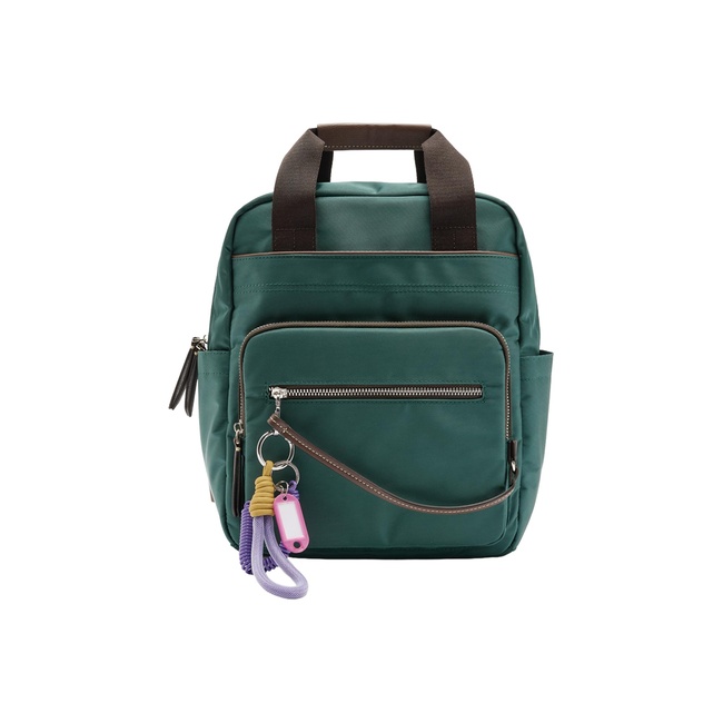 Жіночий зелений рюкзак Parfois артикул 240194 _GN FW2025 Фото ракурс 1 - Жіночий зелений рюкзак Parfois артикул 240194 _GN FW2025