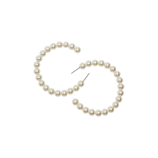 Жіночі білі сережки Parfois артикул 239550 _PE FW2025 Фото ракурс 2 - Жіночі білі сережки Parfois артикул 239550 _PE FW2025