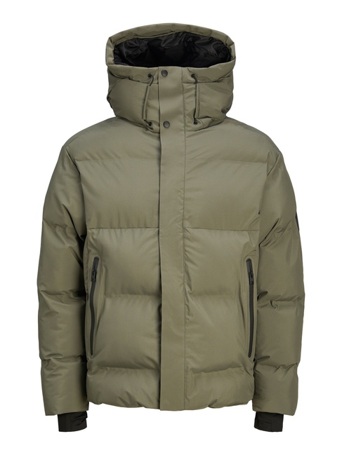 Фото ракурс 3 - Чоловіча зелена куртка Jack & Jones  артикул 12261971 DUSTY OLIVE FW2024