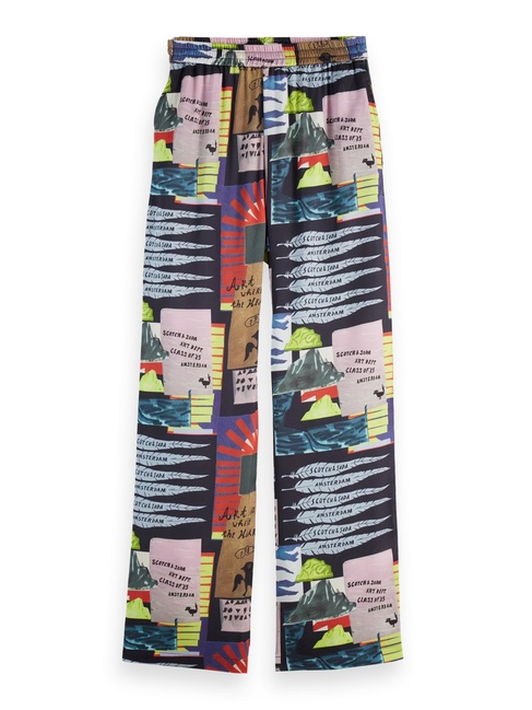 Фото ракурс 4 - Жіночі різнокольорові брюки SCOTCH & SODA артикул ULH00777F U077 FW2025