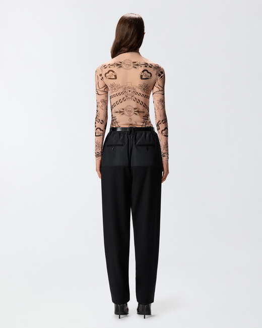 Жіноча бежева водолазка Pinko артикул 105798-A2VM NZ8 FW2025 Фото ракурс 2 - Жіноча бежева водолазка Pinko артикул 105798-A2VM NZ8 FW2025