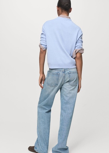 Фото ракурс 2 - Женский коричневый джемпер Mango артикул 17005821 30 1 season