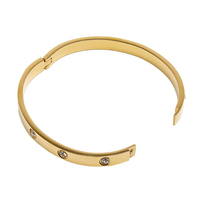 Фото ракурс 3 - Жіночий золотий браслет Parfois артикул 233981 _GD FW2025