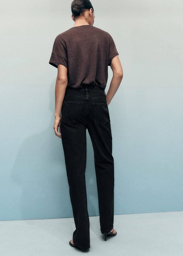 Фото ракурс 2 - Жіночі чорні джинси Mango артикул 17015808 TN 1 season