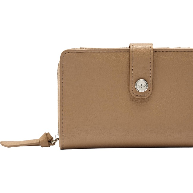 Женский коричневый кошелёк Parfois артикул 237615 _CA FW2025 Фото ракурс 3 - Женский коричневый кошелёк Parfois артикул 237615 _CA FW2025