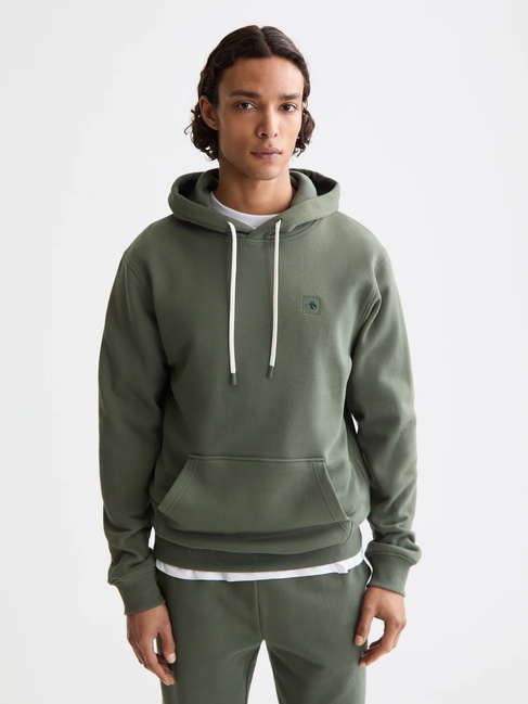 Чоловічий зелений світшот SCOTCH & SODA артикул 181276 301 FW2025 Фото ракурс 1 - Чоловічий зелений світшот SCOTCH & SODA артикул 181276 301 FW2025