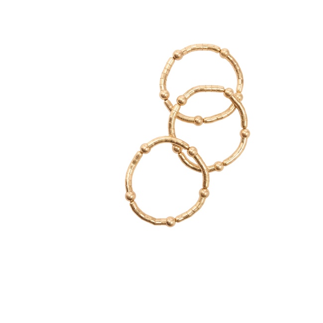 Фото ракурс 2 - Жіночий золотий браслет Parfois артикул 242409 _GD SS2026