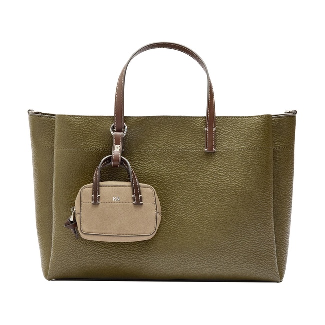 Женская зеленая сумка Parfois артикул 237158 _KK FW2025 Фото ракурс 1 - Женская зеленая сумка Parfois артикул 237158 _KK FW2025