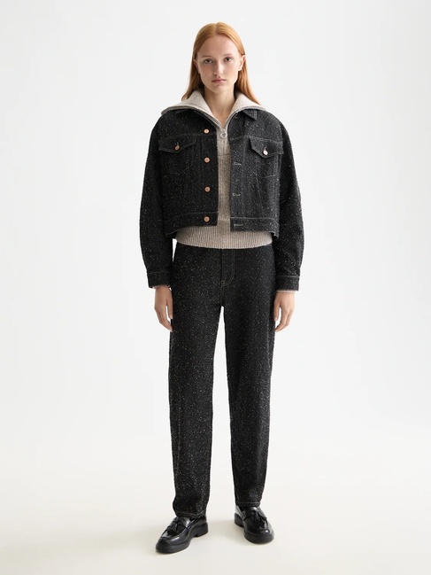 Фото ракурс 3 - Жіночі чорні джинси SCOTCH & SODA артикул ULM00843B U020 FW2025