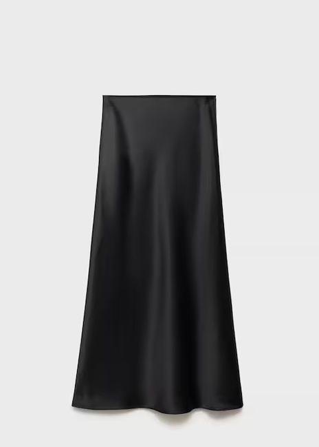 Жіноча чорна спiдниця Mango артикул 17051288 99 1 season Фото ракурс 3 - Жіноча чорна спiдниця Mango артикул 17051288 99 1 season