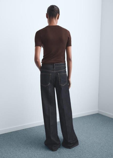 Фото ракурс 2 - Женские синие джинсы Mango артикул 17034118 TS 1 season