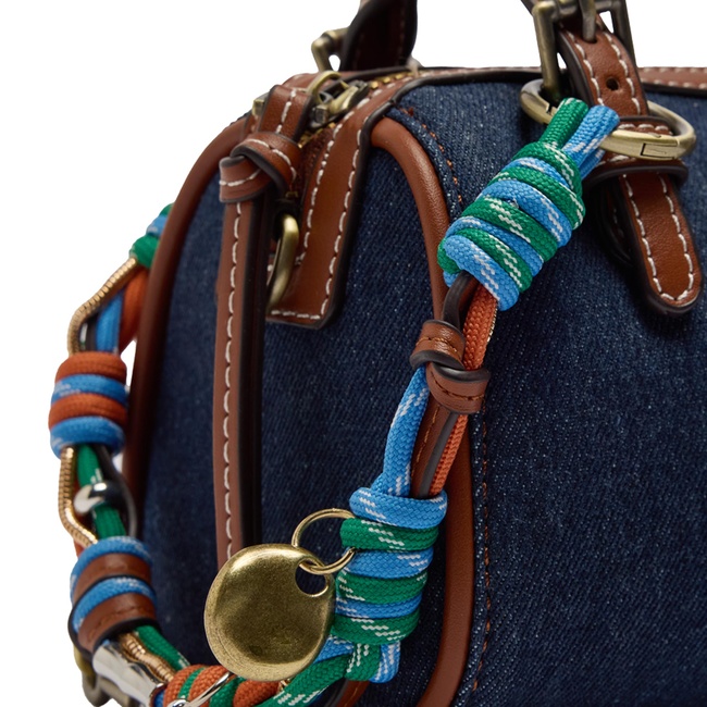 Жіноча синя сумка Parfois артикул 232740 _JN FW2025 Фото ракурс 3 - Жіноча синя сумка Parfois артикул 232740 _JN FW2025