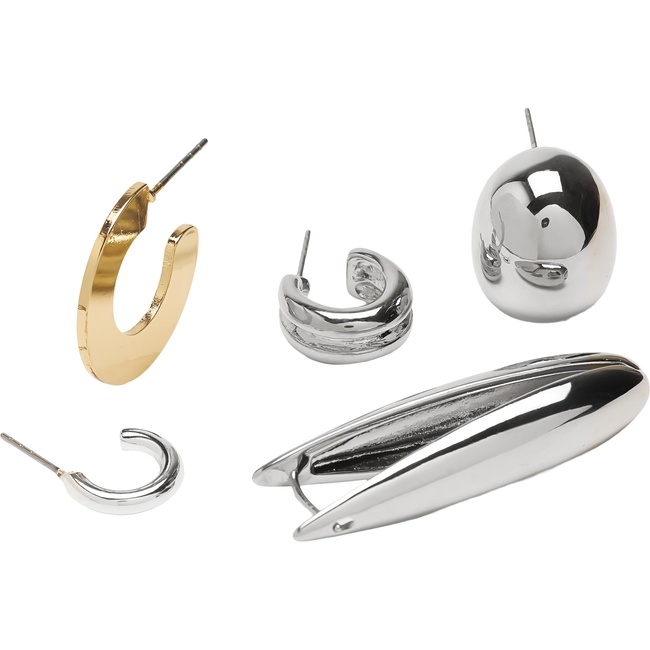 Фото ракурс 2 - Жіночий золото-срібний набір Parfois артикул 239741 _MM FW2025