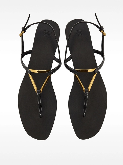 Женские черные босоножки Parfois артикул 231819 _BK SS2025 Фото ракурс 5 - Женские черные босоножки Parfois артикул 231819 _BK SS2025