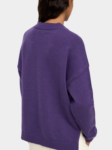 Фото ракурс 2 - Жіночий фіолетовий светр Parfois артикул 241250 _PU FW2025