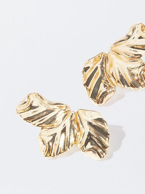 Жіночі золоті сережки Parfois артикул 2056831 GDU FW2025 Фото ракурс 2 - Жіночі золоті сережки Parfois артикул 2056831 GDU FW2025