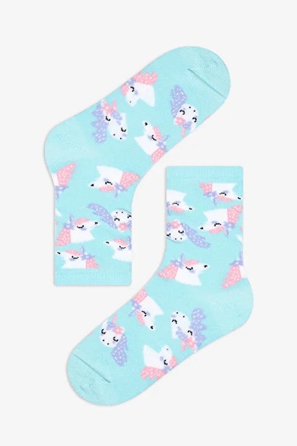 Фото ракурс 5 - Разноцветные носки для девочек Penti артикул PHN1UITT24SK MIX 25SS