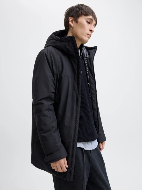 Мужская черная куртка Jack & Jones артикул 12278779 Black FW2025 Фото ракурс 7 - Мужская черная куртка Jack & Jones артикул 12278779 Black FW2025