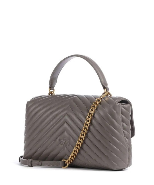 Фото ракурс 2 - Женская серая сумка Pinko артикул 100043-A0GK K33Q FW2025