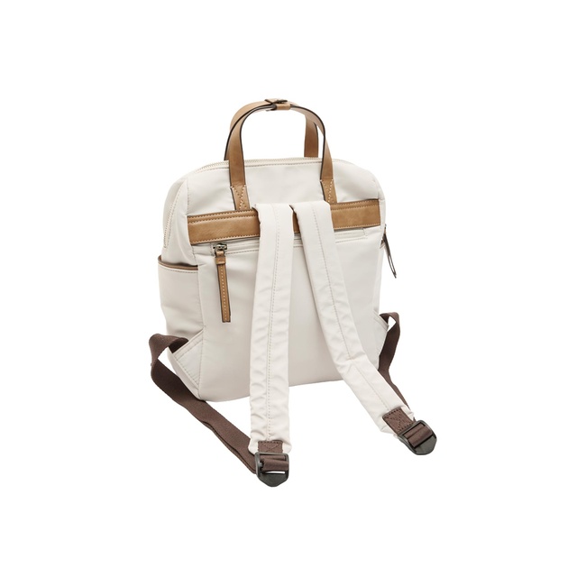 Жіночий молочний рюкзак Parfois артикул 236801 _EC FW2025 Фото ракурс 2 - Жіночий молочний рюкзак Parfois артикул 236801 _EC FW2025