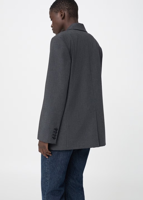 Фото ракурс 2 - Жіночий сірий пiджак Mango артикул 17826744 92 1 season