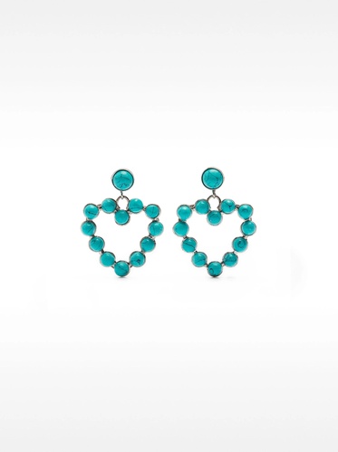 Фото ракурс 1 - Жіночі бірюзові сережки Parfois артикул 232533 _TQ SS2025