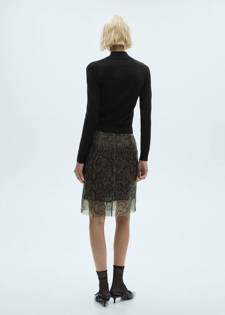 Фото ракурс 2 - Женский черный джемпер Mango артикул 77058268 99 7 season