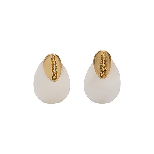 Фото ракурс 1 - Женские белые серьги Parfois артикул 235150 _WT FW2025