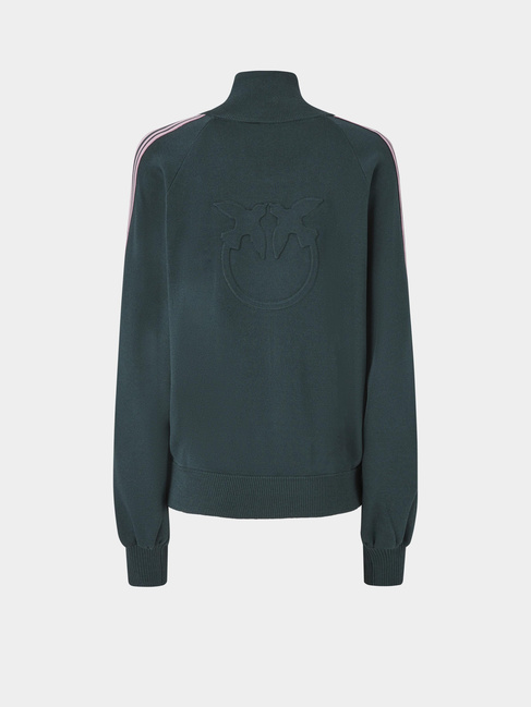 Фото ракурс 2 - Женская зеленая олимпийка Pinko артикул 105391-A2FQ X77 FW2025