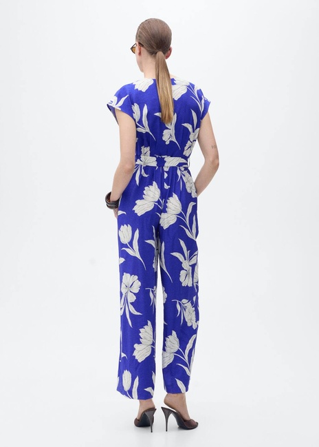 Фото ракурс 2 - Жіночий блакитний комбiнезон Mango артикул 87947184 52 8 season