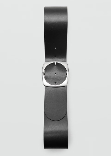 Фото ракурс 4 - Женский черный ремень Mango артикул 17051133 99 1 season