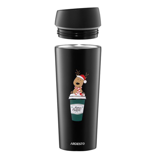 Фото ракурс 4 - Черная термокружка Ardesto артикул AR2645RN No color FW2025