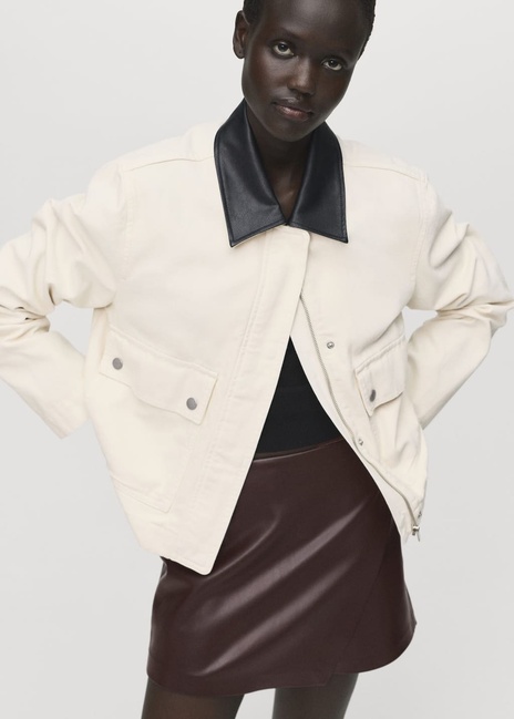 Женская коричневая юбка Mango артикул 17065161 32 1 season Фото ракурс 5 - Женская коричневая юбка Mango артикул 17065161 32 1 season