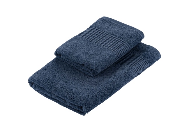 Фото ракурс 2 - Синій набір рушників махрових Ardesto артикул ART2357NA No color FW2025