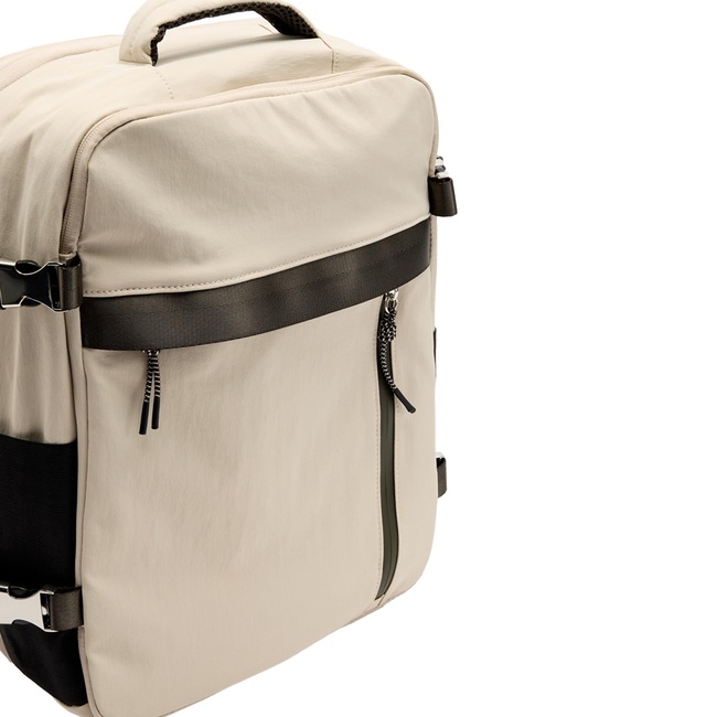 Фото ракурс 3 - Женский молочный рюкзак Parfois артикул 241811 _OW SS2026