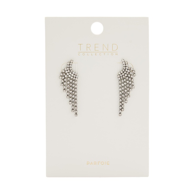 Фото ракурс 3 - Жіночі срібні сережки Parfois артикул 205191 _SV FW2025