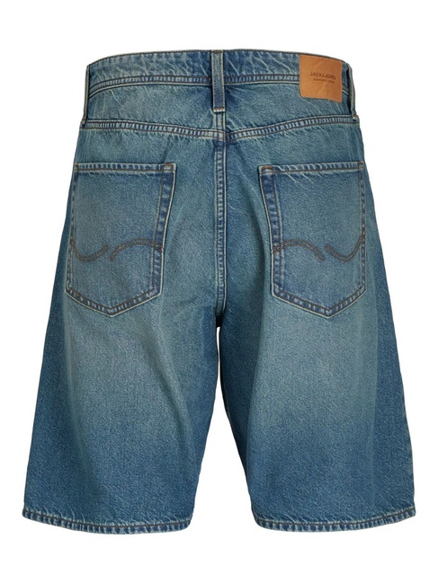 Фото ракурс 2 - Мужские синие шорты Jack & Jones артикул 12274963 Blue denim FW2025