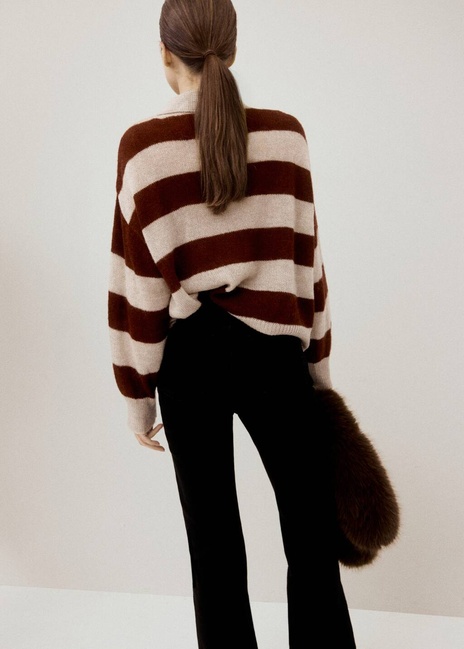 Фото ракурс 2 - Женский бежевый джемпер Mango артикул 27091306 06 2 season