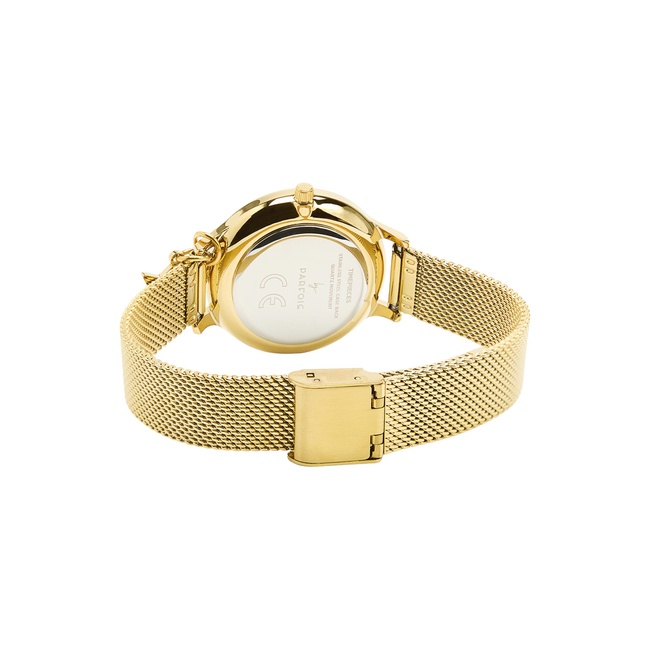 Жіночий золотий годинник Parfois артикул 240467 _GD FW2025 Фото ракурс 3 - Жіночий золотий годинник Parfois артикул 240467 _GD FW2025