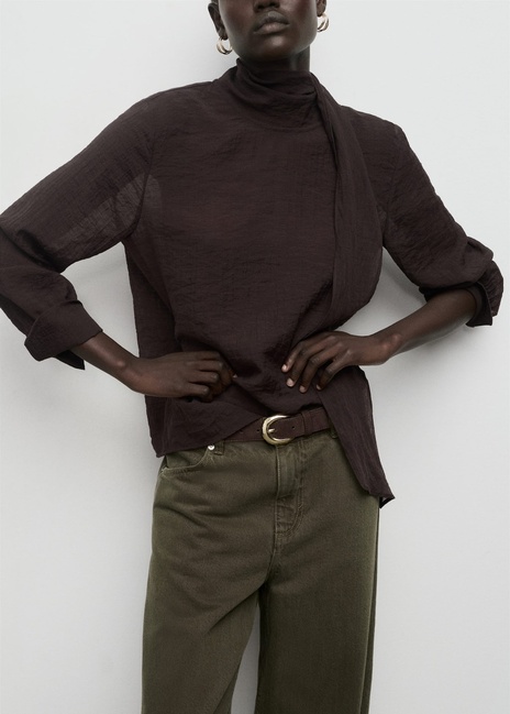 Фото ракурс 4 - Жіночі хакі джинси Mango артикул 17017821 37 1 season