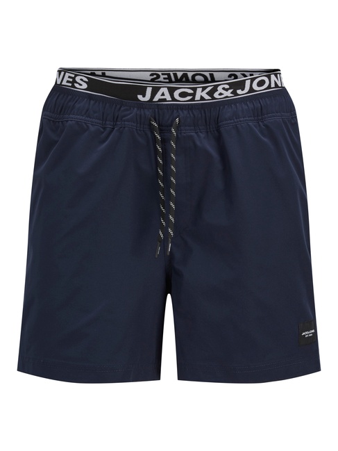 Фото ракурс 3 - Мужские синие плавки Jack & Jones артикул 12272949 Navy Blazer SS2025