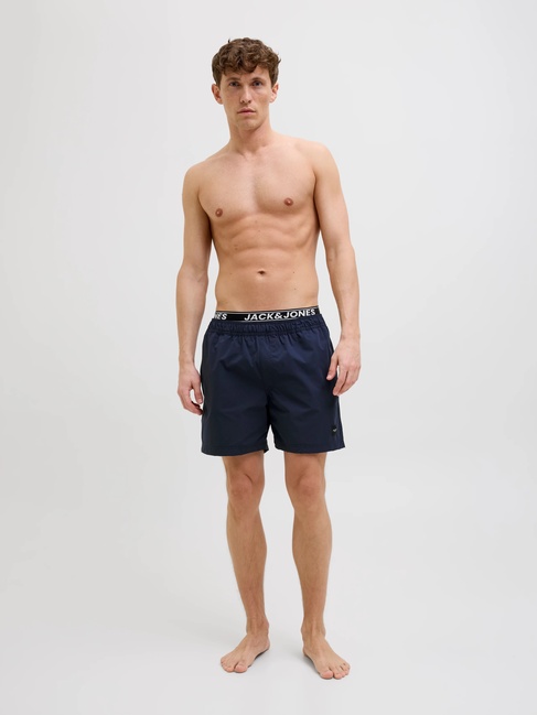 Фото ракурс 5 - Мужские синие плавки Jack & Jones артикул 12272949 Navy Blazer SS2025