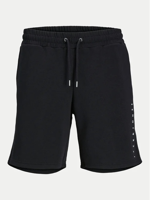 Чоловічі чорні шорти Jack & Jones артикул 12248831 Black SS2025 Фото ракурс 7 - Чоловічі чорні шорти Jack & Jones артикул 12248831 Black SS2025