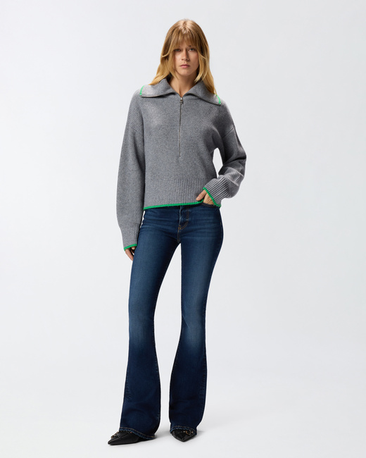 Женские синие джинсы Pinko артикул 100166-A2RX PJB FW2025 Фото ракурс 3 - Женские синие джинсы Pinko артикул 100166-A2RX PJB FW2025