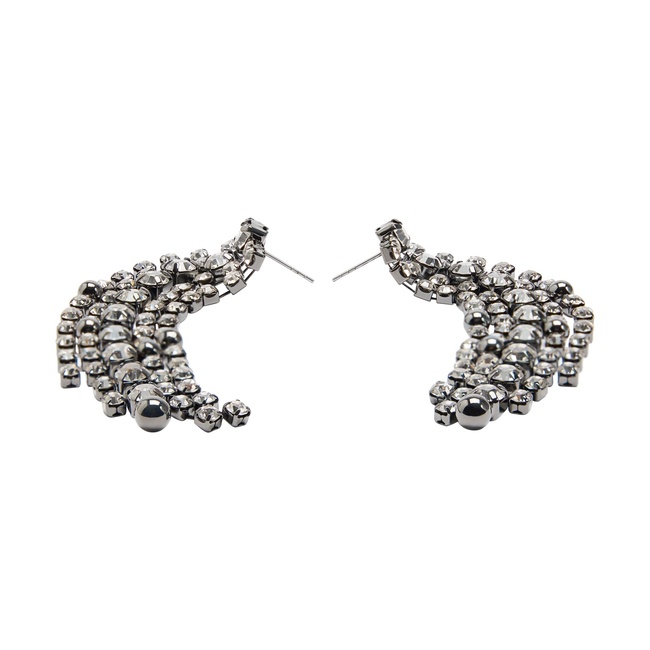 Фото ракурс 3 - Жіночі срібні сережки Parfois артикул 242687 _SV FW2025