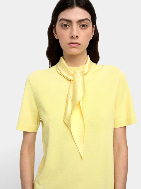 Фото ракурс 3 - Жіноча жовта блузка Parfois артикул 240317 _LY FW2025